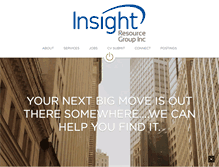 Tablet Screenshot of insightresourcegroup.net